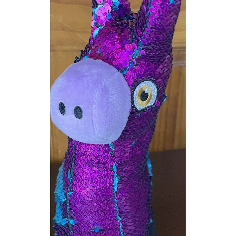 Llama Donkey Alpaca Plush Flip Reversible Sequins Stuffed Animal 2019 Redemption